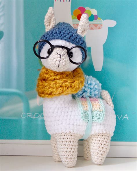 PDF only Hipster Llama Crochet Pattern Etsy México