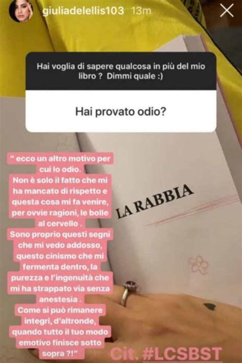 Giulia De Lellis Risponde Ai Fan Quando Una Storia Finisce Si Cerca