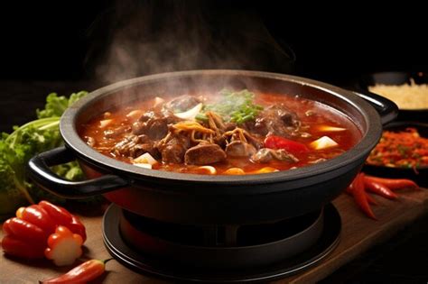 Premium Photo Chinese Hot Pot Asian Food Ar C