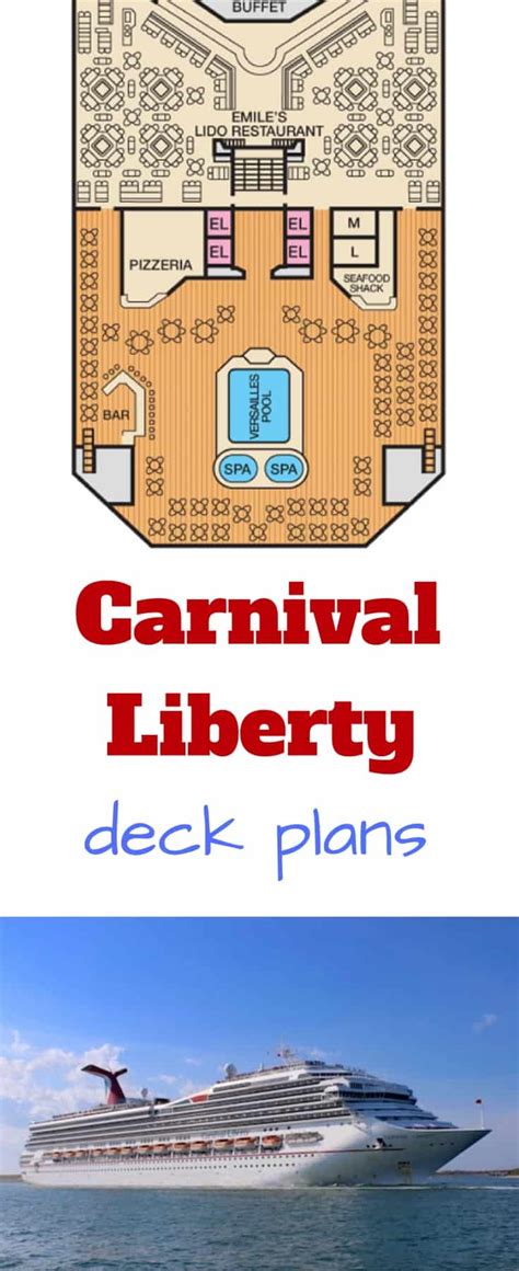 Carnival Liberty Deck Plans