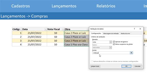 Planilha De Controle De Obras Gr Tis Excel