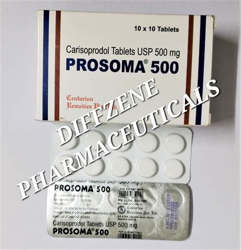 Carisoprodol Mg Prosoma Mg Tablets Treatment Painkiller At Rs