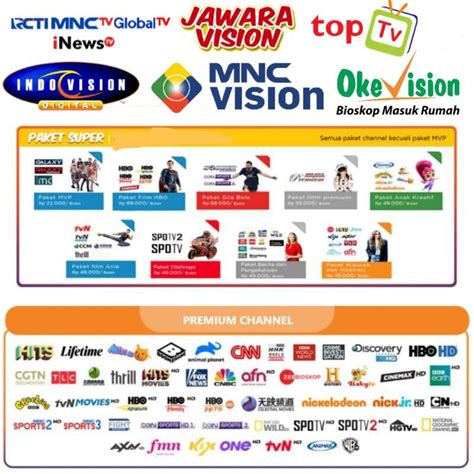 jual paket mnc vision jawara indo vision top oke vision kvision tv