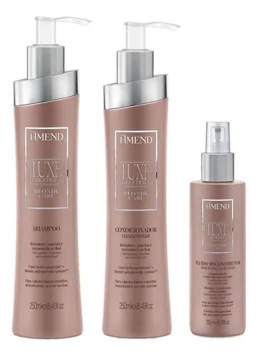Kit Amend Luxe Creations Blonde Care Sh Cond Fluído