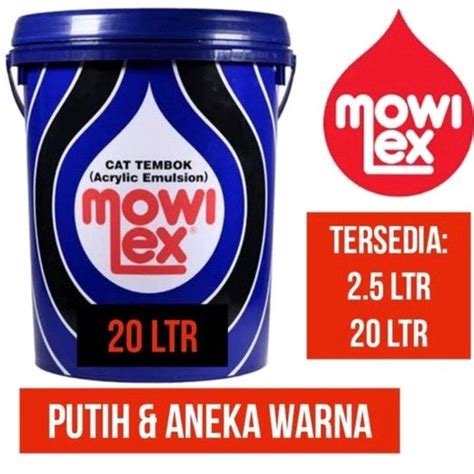 Jual Mowilex E Putih Mowilex Ltr Mowilex Emulsion L Warna