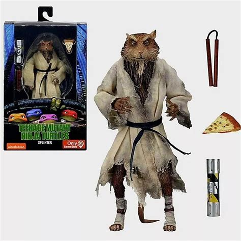 Teenage Mutant Ninja Turtles Tmnt Splinter 7 Action Figure Neca New
