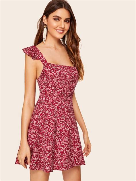 Open Back Ditsy Floral Cami Dress Floral Cami Cami Dress Dress
