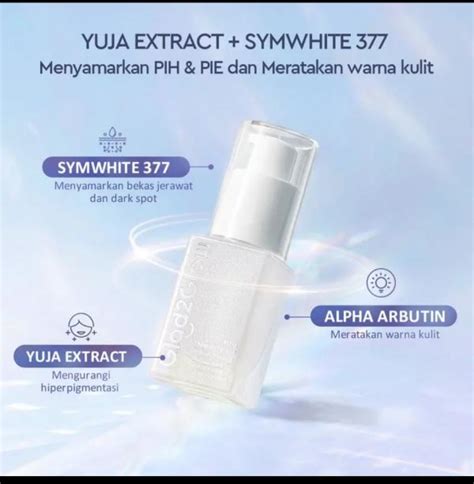 Review Produk Glad2Glow Yuja Symwhite 377 Dark Spot Serum