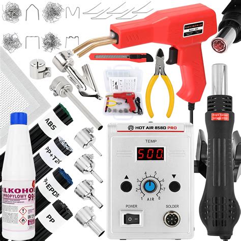 Spawarka Do Plastiku Hot Air D Pro W Zszywarka W Zestaw Spoiw Xxl Zszywarka Spawarka
