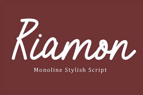 Riamon Font By Fontcastle · Creative Fabrica