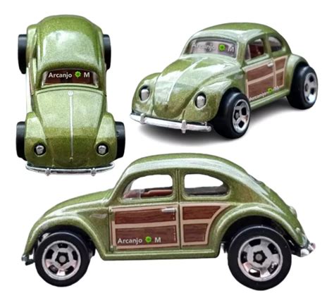 Hot Wheels Volkswagen Beetle Fusca Verde Lote F Kings Mebuscar Brasil