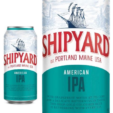 shipyard american ipa cans   ml wainwright beer