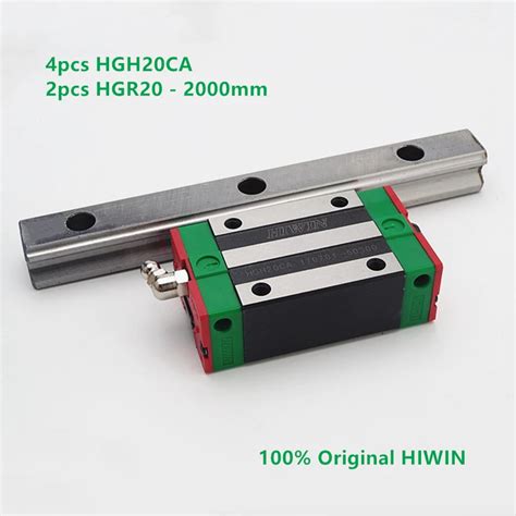 2 stücke ORIGINAL HIWIN HGR20 1900mm Linear Guide Schienen 4 stücke