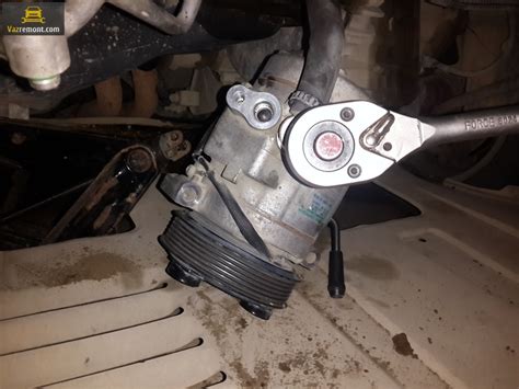 Установка кондиционера Halla в ладу 2110