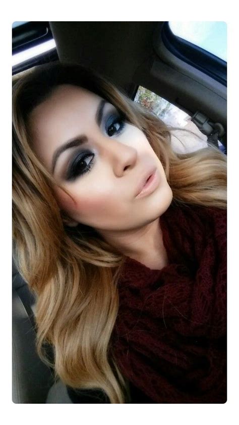 Smokey Dark Brown Eye With Nude Lip For Daytime Look