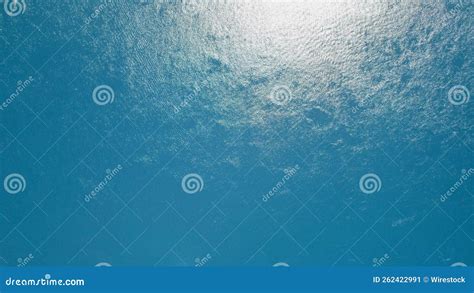 Amazing Aerial View of an Ocean Blue Water in Philippines Stock Image ...