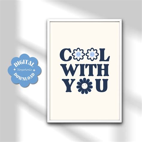 Printable New Jeans Cool With You Poster. New Jeans Merch. - Etsy