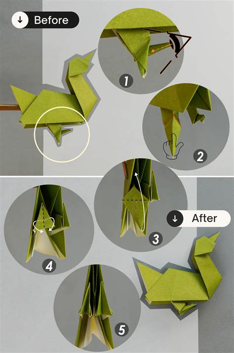 How To Fold An Origami Goose Origami Ok