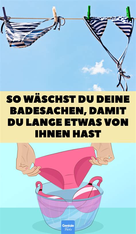 Badesachen Badehose Und Bikini Richtig Waschen Genialetricks