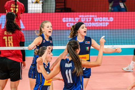 Mondiali Under Di Pallavolo Femminile Sar Italia Canada Agli