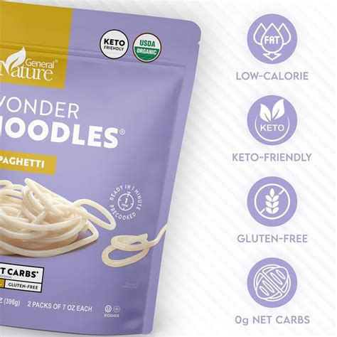 General Nature Wonder Noodles Gluten Free Spaghetti Pasta