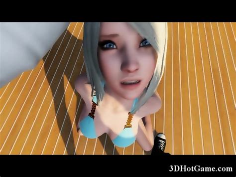 D Hot Babe Sucks And Rides Cock