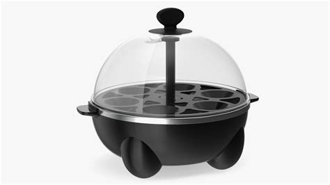 Black Egg Cooker 3d Model 29 3ds Blend C4d Fbx Max Ma Lxo