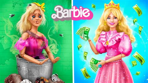 Barbie Dari Miskin Menjadi Kaya Kreasi Boneka Youtube