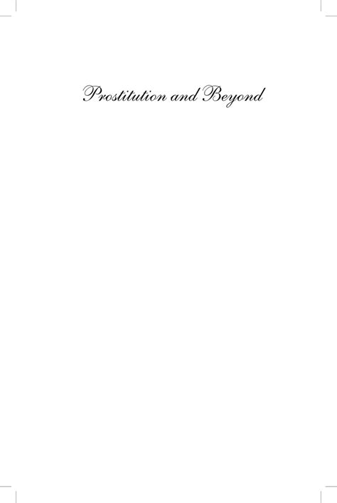 Pdf Prostitution And Beyond An Analysis Of Sex Work In India
