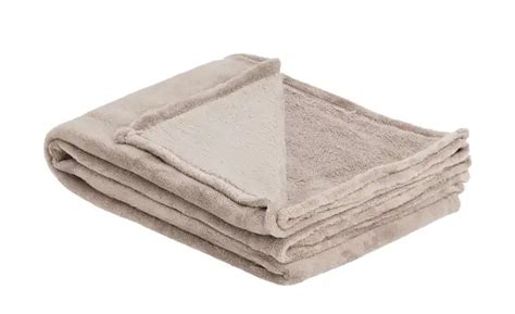 Como Coralfleecedecke Emely Beige 130 Cm Sconto