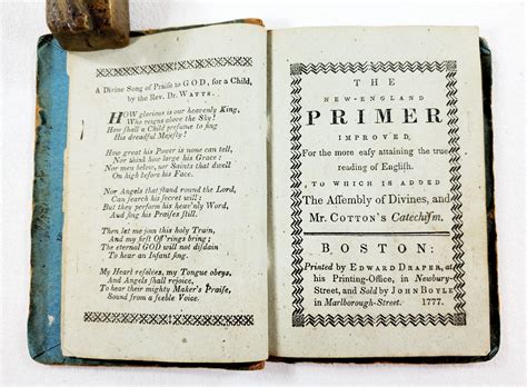 The New England Primer Improved For The More Easy Attaining The True
