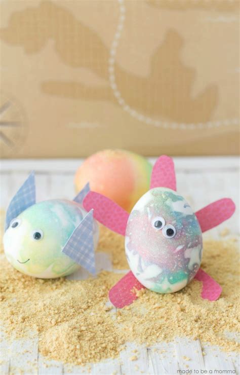 Sea Friendly Tie Dye Easter Eggs - Made To Be A Momma