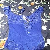 Amazon Plus Size Lingerie For Women Sexy Off Shoulder See Through Sheer Mesh Plunging Lace