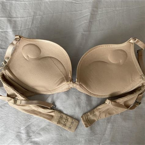Nude Aerie Bow Push Up Bra Style Drew Size Depop