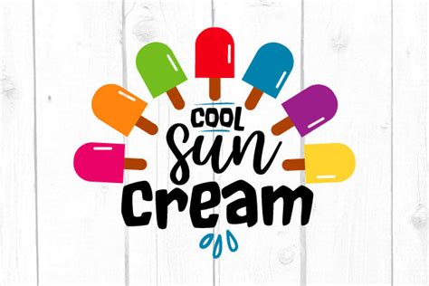 Cool Sun Cream Svg Graphic By Joshcranstonstudio Creative Fabrica