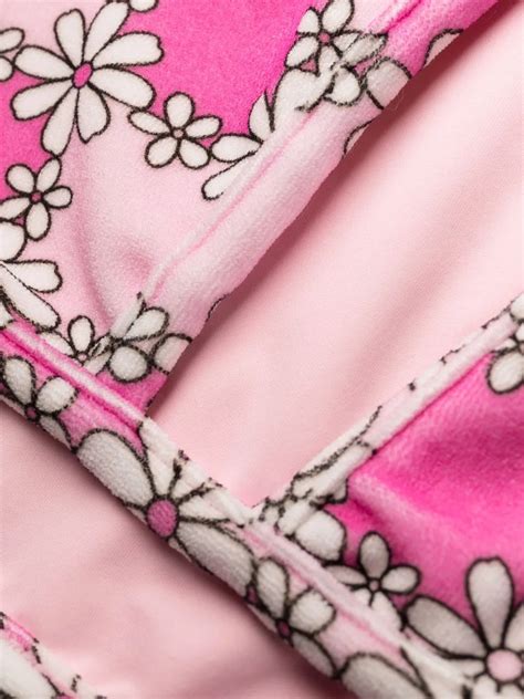 Frankies Bikinis Daisy Print Asymmetric Bikini Top Farfetch