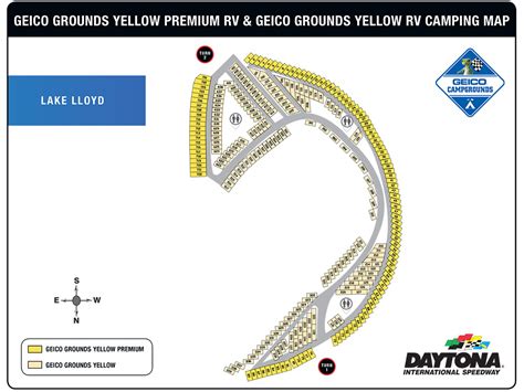 Geico Campgrounds Yellow Rv Daytona International Speedway