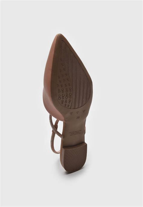 Sapatilha Slingback Bebecê Tira Hotfix Nude Compre Agora Dafiti Brasil