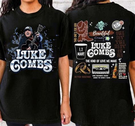 Luke Combs 2024 Tour Growing Up And Getting Old Unisex T Shirt Luke