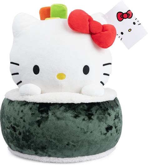 Amazon.com: GUND Sanrio Hello Kitty Sushi Plush, Premium Stuffed Animal ...