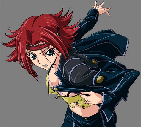 Code Geass Kallen Stadtfeld Cleavage Transparent Png Vector Trace