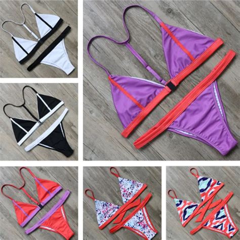 Sunyokini Sexy Thong Bikini Triangle Swimwear Women Micro Bikinis Hot Sex Picture