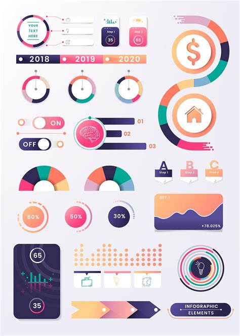 illustration  statistics icon  stock vector