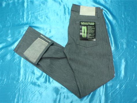 Naked And Famous Weird Guy Authentic Glow In The Dark Indigo Selvedge Jean W Zerotohundred