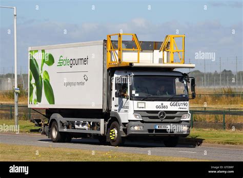 Gategourmet Lorry Near London Heathrow Airport Stock Photo Alamy