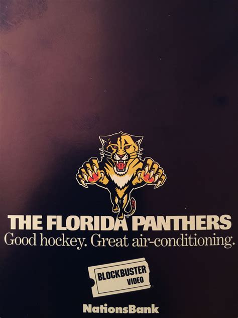 1993 94 Florida Panthers Florida Panthers Panthers Florida