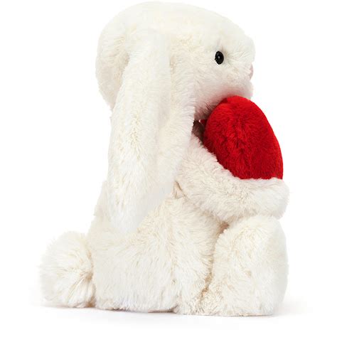 Jellycat Bashful Red Love Heart Bunny Uk