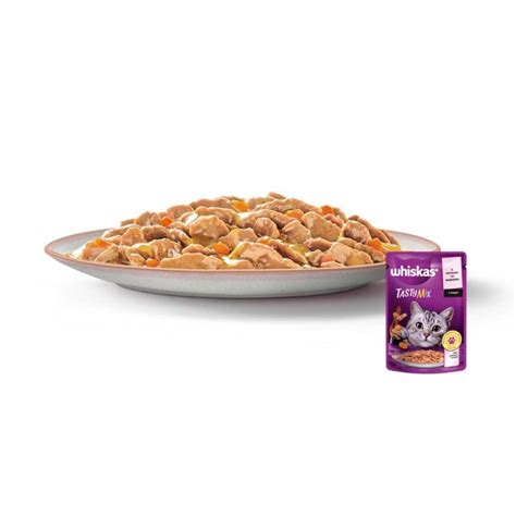Консерви Whiskas TastyMix з лососем та морквою в соусі