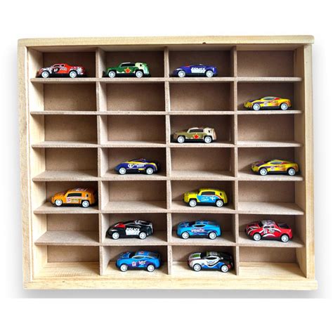 Jual Rak Hot Wheels Isi Slot Bahan Kayu Dengan Penutup Shopee Indonesia