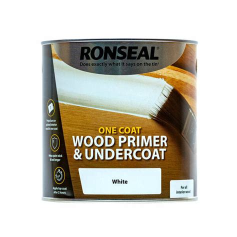 Ronseal One Coat Wood Primer And Undercoat Wood Primer Undercoat Primer